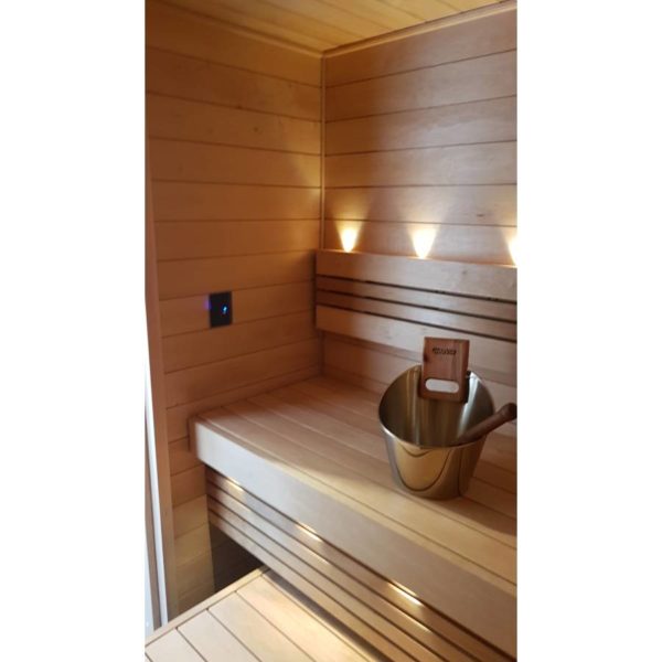 Löyly sauna France lambris en aulne 15x120 STS4 sauna sur mesure vente de sauna en Kit