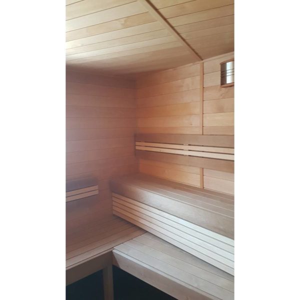 Löyly sauna France lambris en aulne 15x120 STS4 sauna sur mesure vente de sauna en Kit