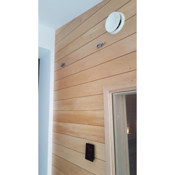 Löyly sauna France lambris en aulne 15x120 STS4 sauna sur mesure vente de sauna en Kit